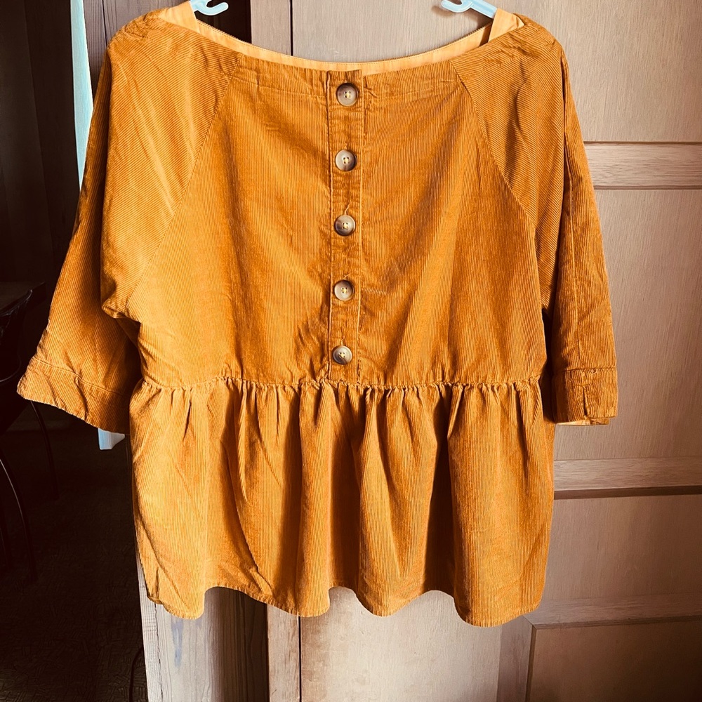 Maeve Anthropologie corduroy top